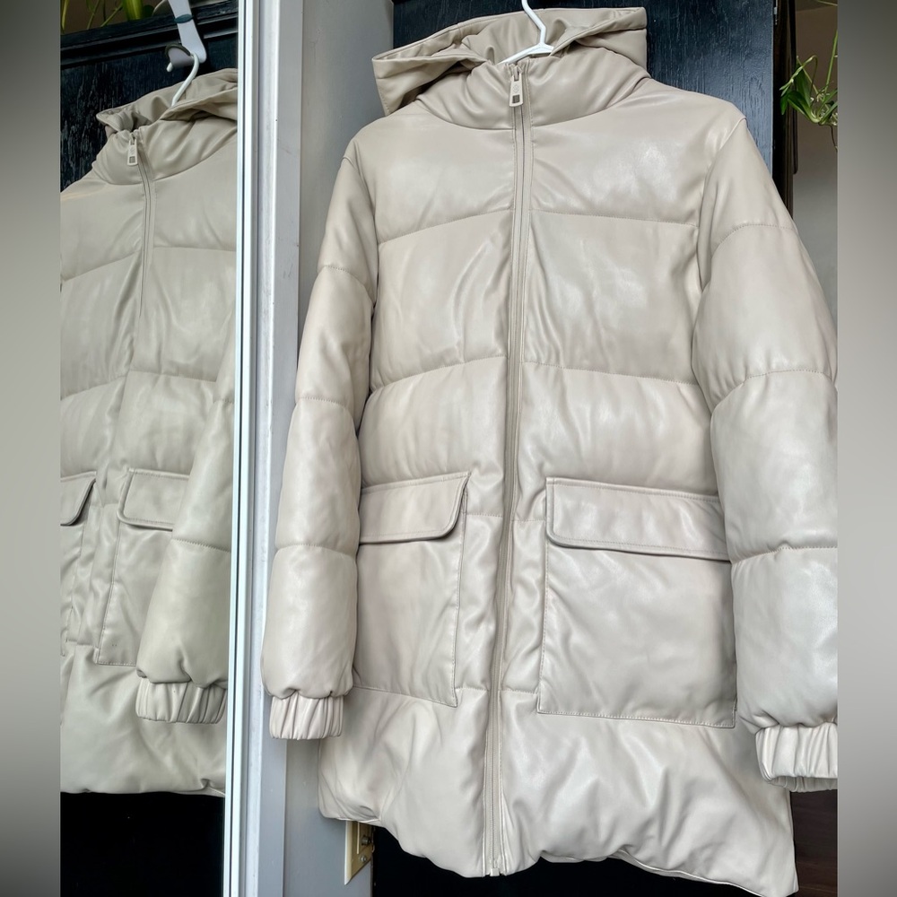 S + S SAINT & SINNER Women's Cream Puffer Jacket